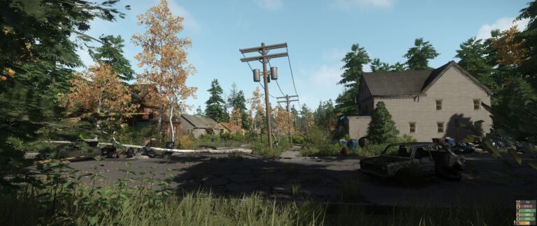 Abanonded town in Miscreated