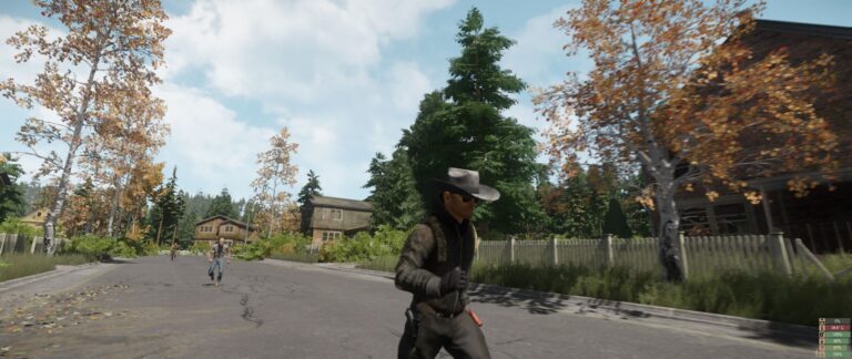 Being chased by two mutants. The skinny one is much faster than the muscle one, about as fast as players are.