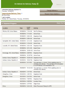 iPhone out for delivery... Finally!