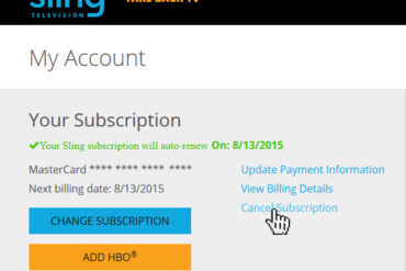 Cancel Sling