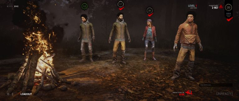 The Triplets. Very limited skins/characters in Dead By Daylight